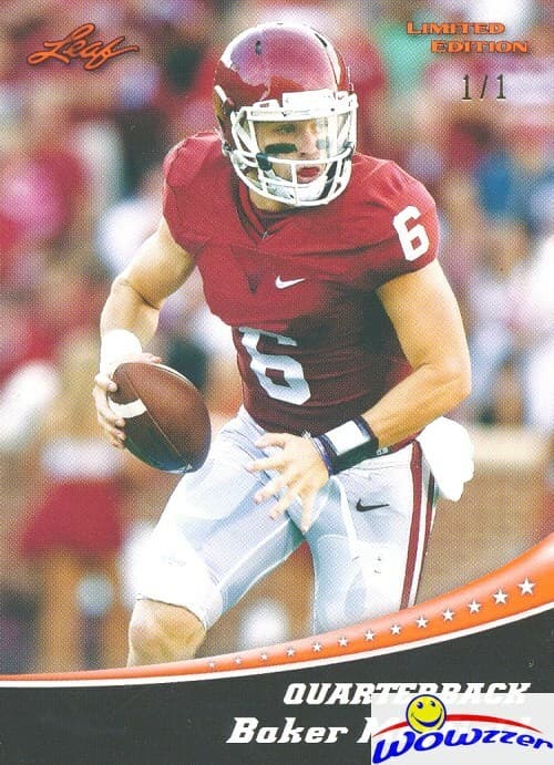 Baker Mayfield Draft 2018 Leaf 2018 Leaf example 2