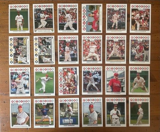Philadelphia Phillies Team 2008 Topps 2008 Topps