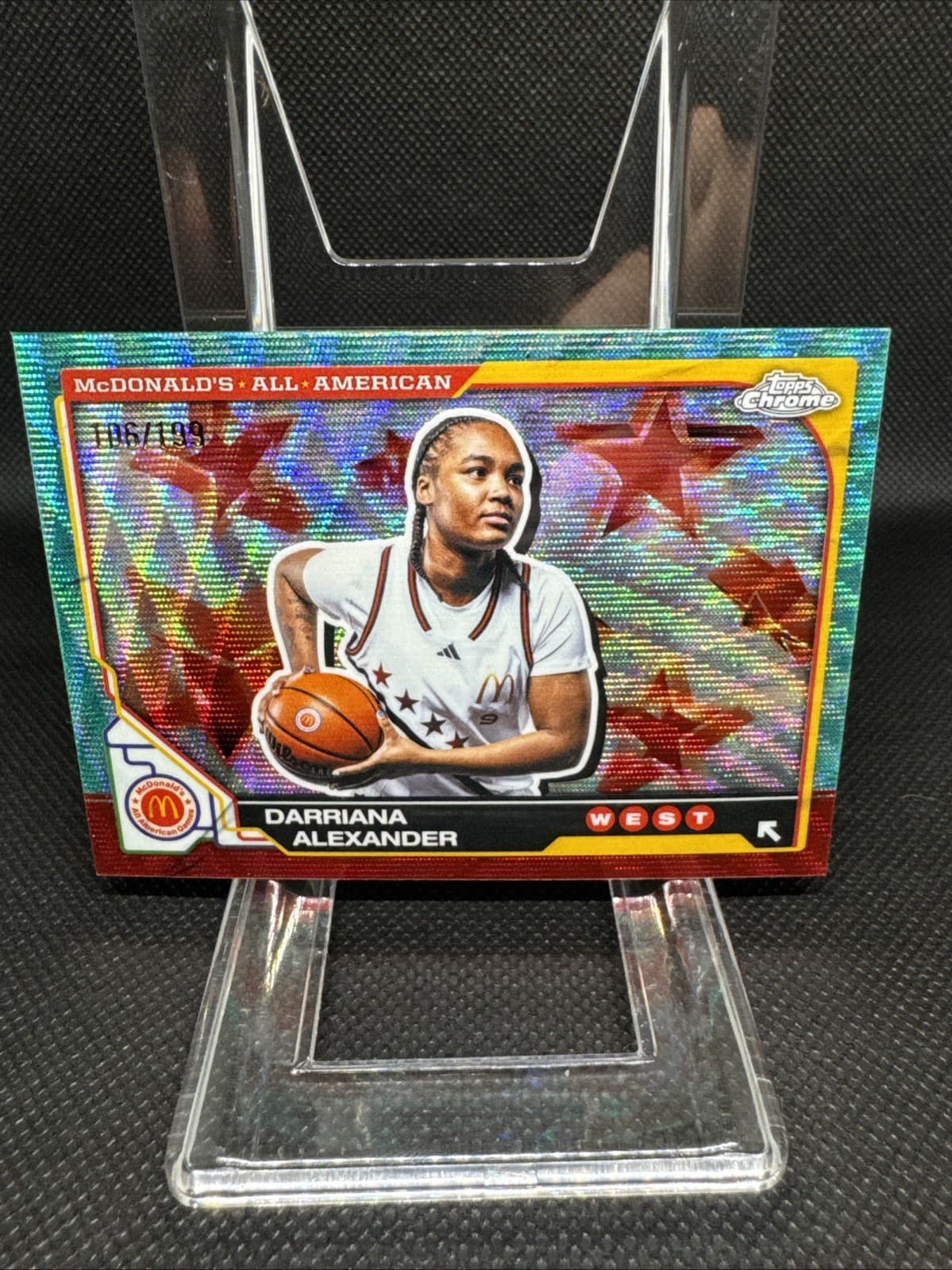 All American 2025 Topps Chrome 2025 Topps Chrome aqua-wave