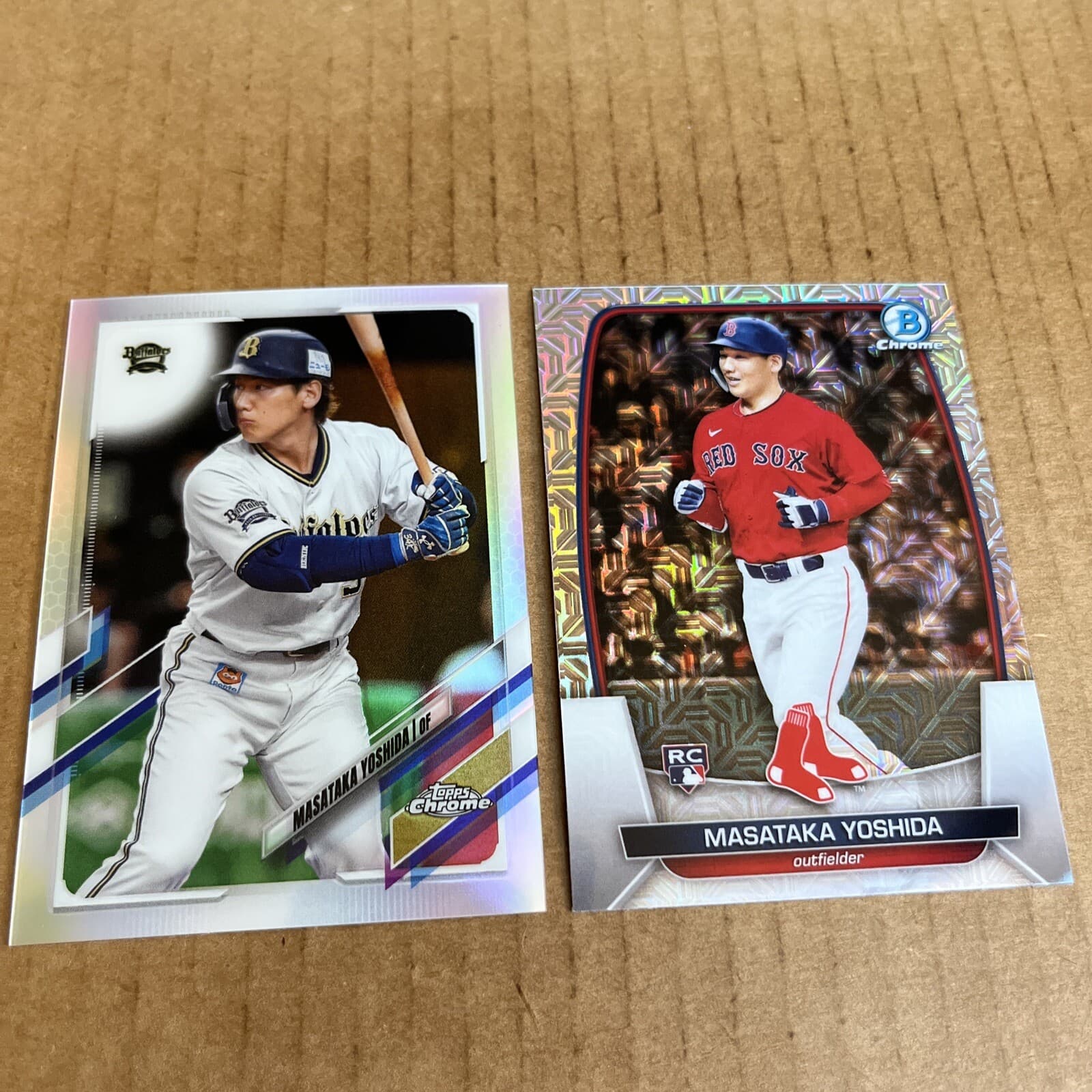 MASATAKA YOSHIDA Nippon & Bowm 2021 Topps Chrome 2021 Topps Chrome mojo