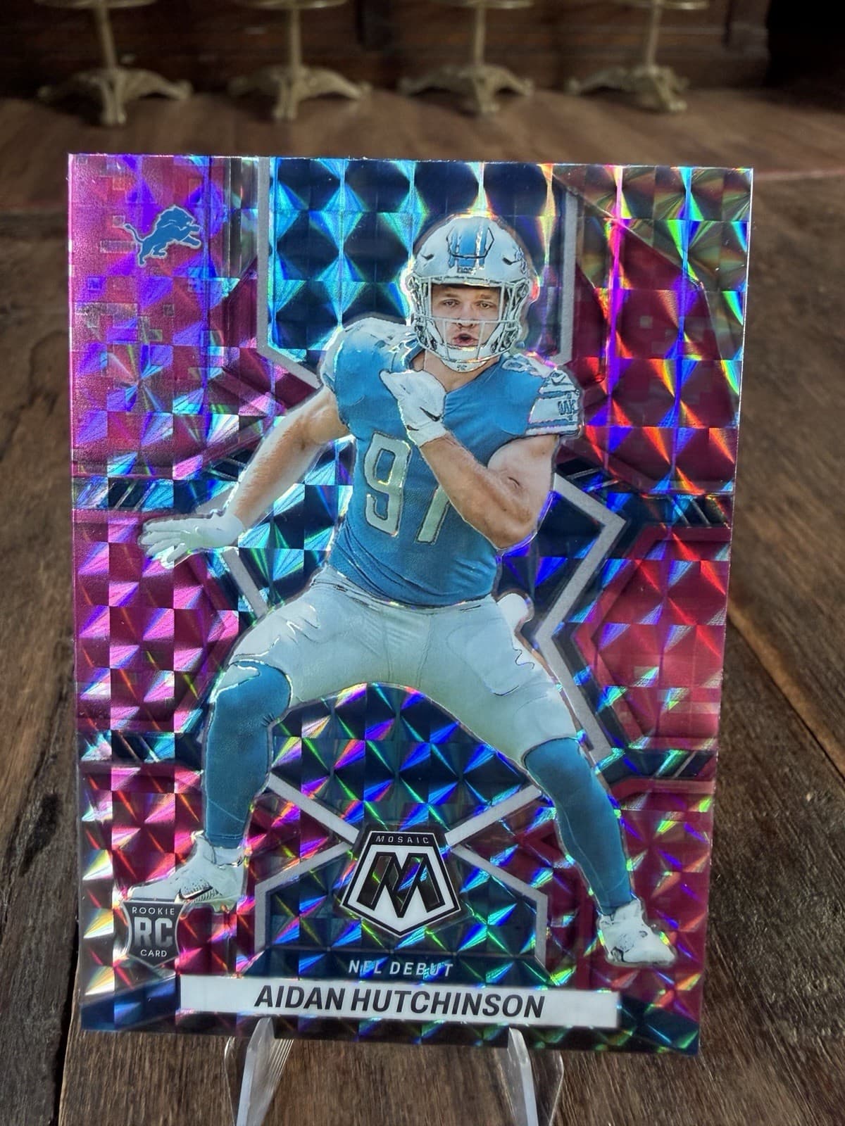 Debut Aidan Hutchinson 2022 Panini Mosaic 2022 Panini Mosaic