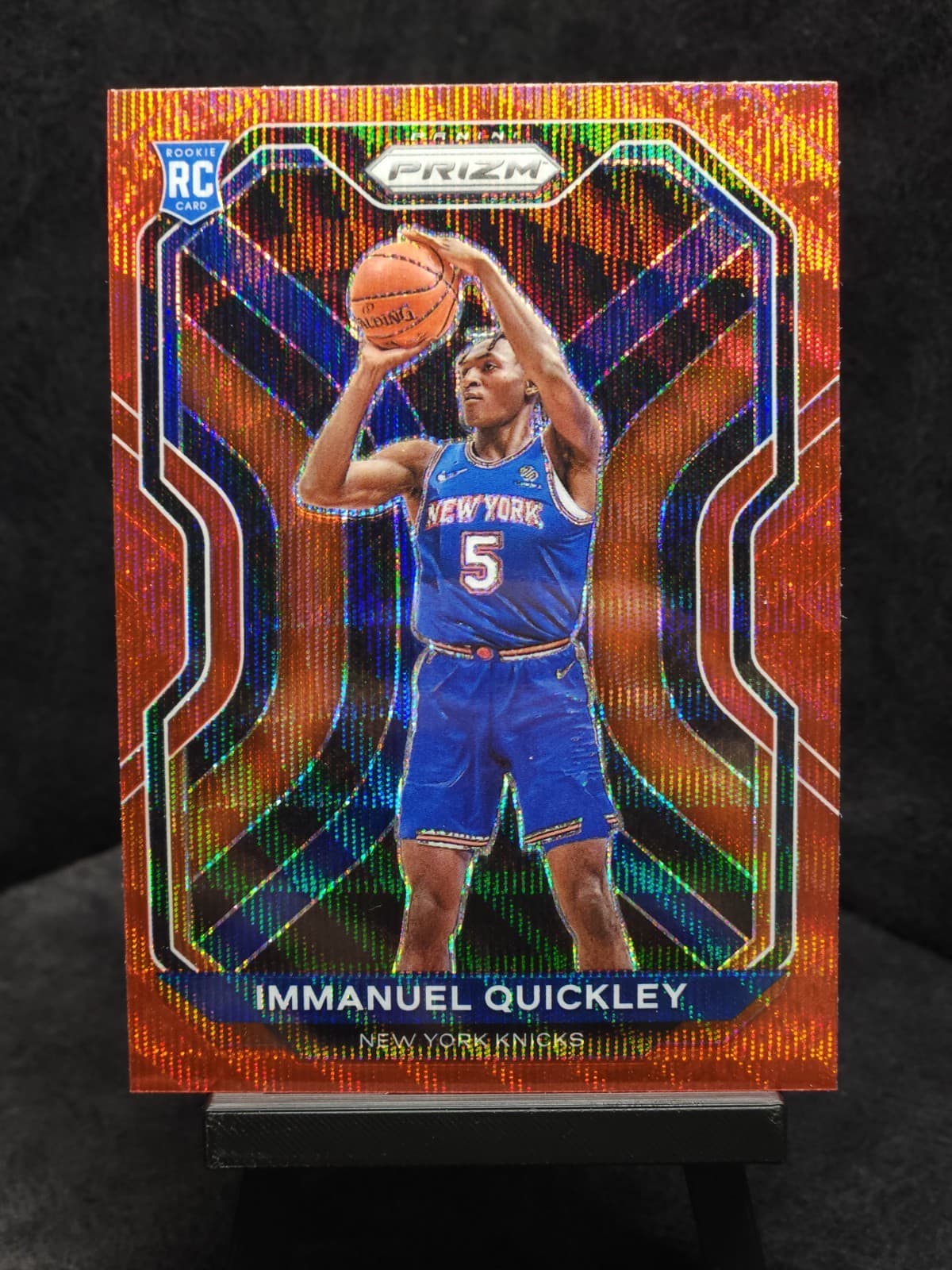 Immanuel Quickley Ruby 2020 Panini Prizm 2020 Panini Prizm wave