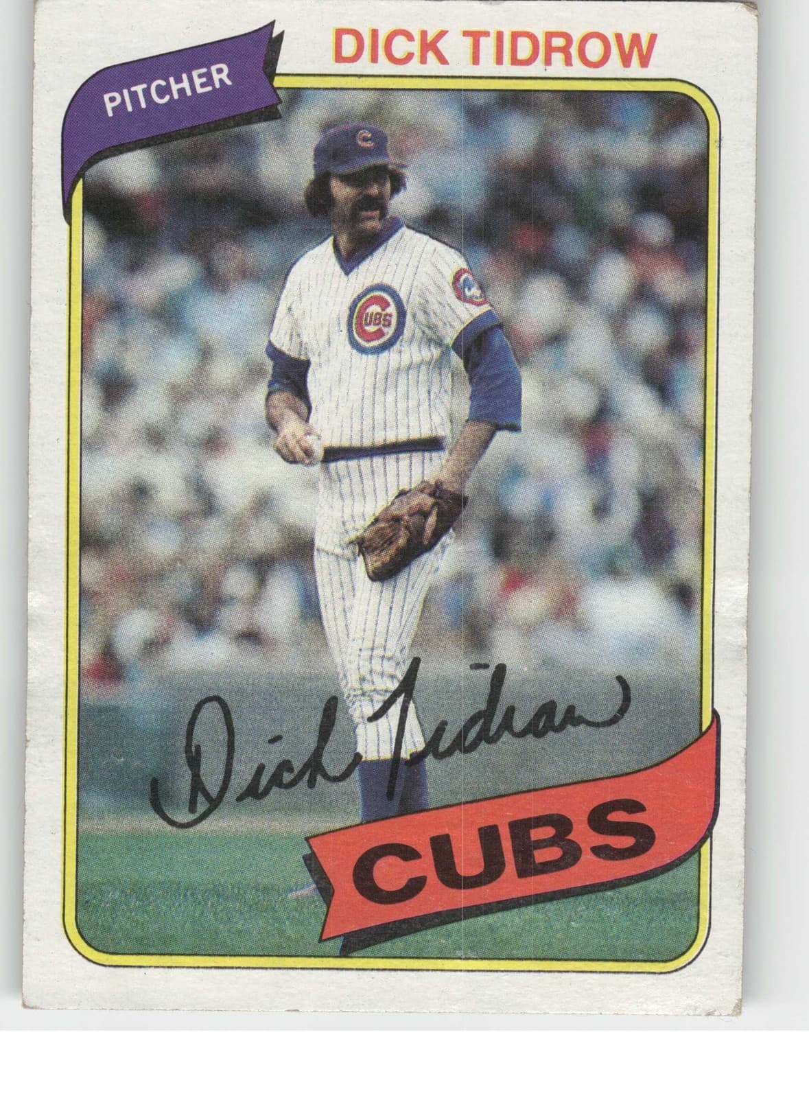 DICK TIDROW VG 1980 Topps 1980 Topps