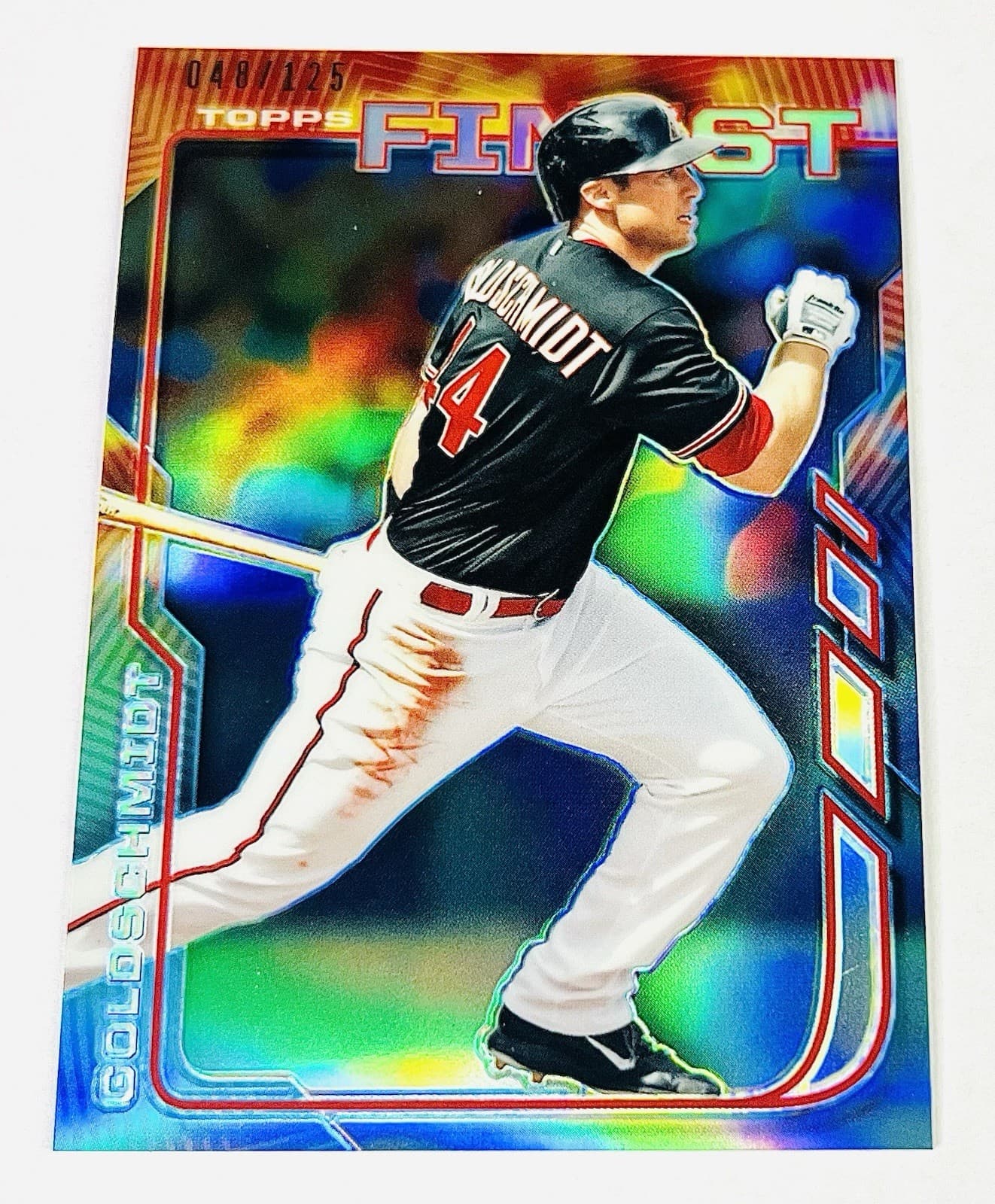 Paul Goldschmidt Blue 2014 Topps Finest 2014 Topps Finest blue-refractor