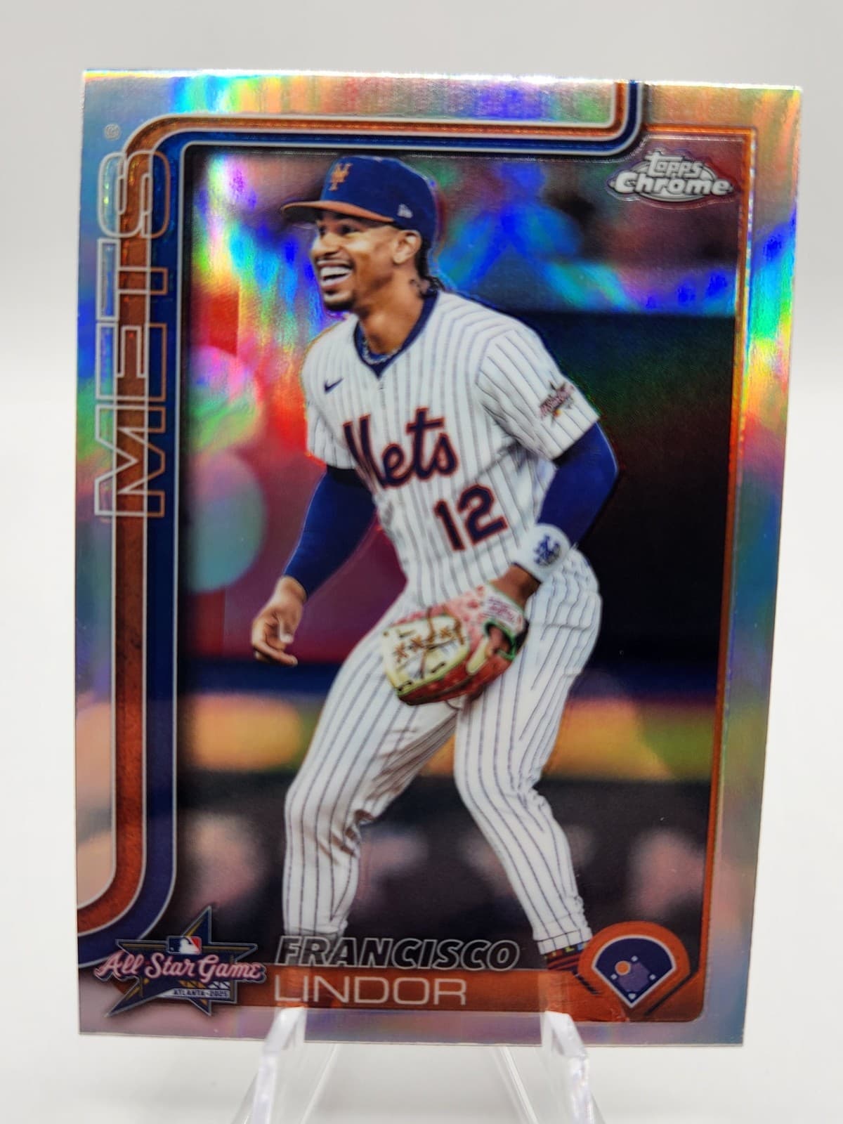 Francisco Lindor All 2025 Topps Chrome 2025 Topps Chrome refractor