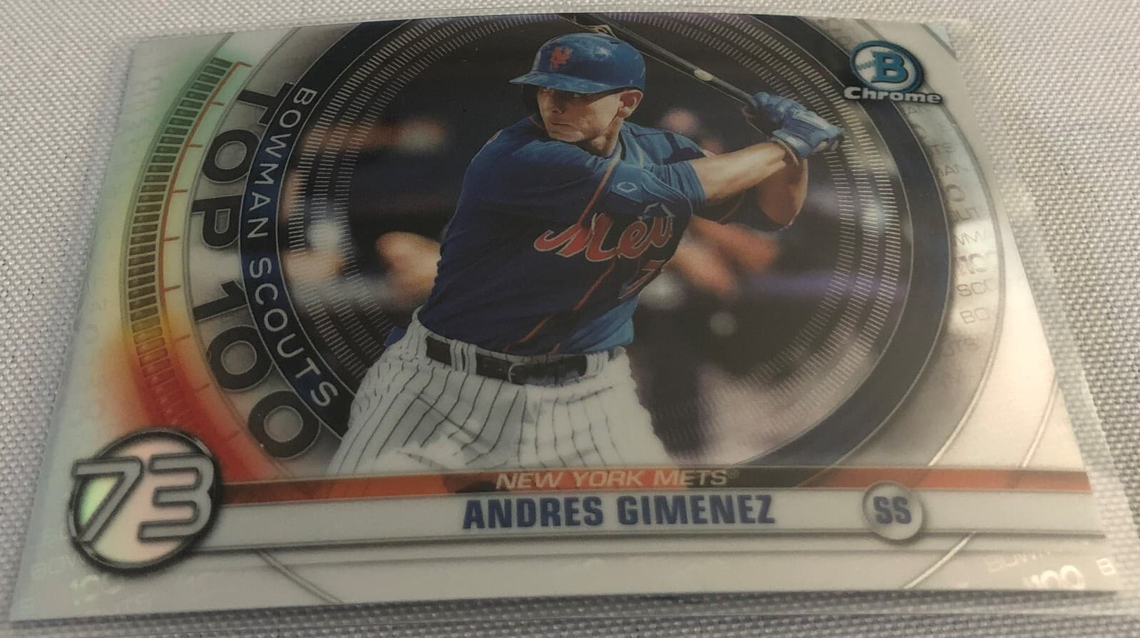 Baseball Andres Gimenez 2020 Bowman Chrome 2020 Bowman Chrome