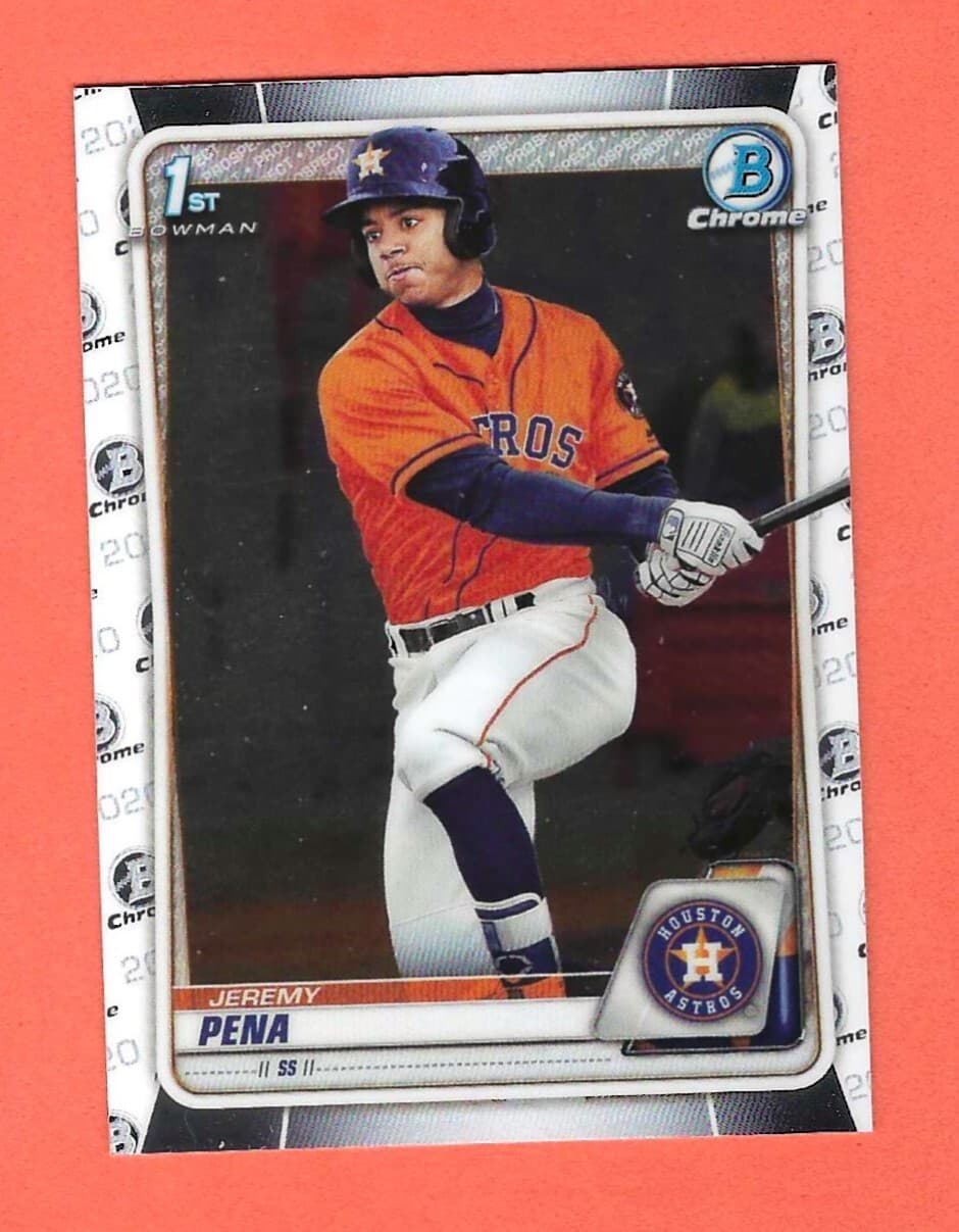 PROSPECTS JEREMY PENA BASEBALL 2020 Bowman Chrome 2020 Bowman Chrome