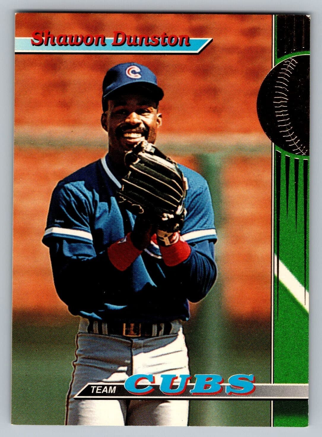 Shawon Dunston Chicago 1993 Topps Stadium Club
