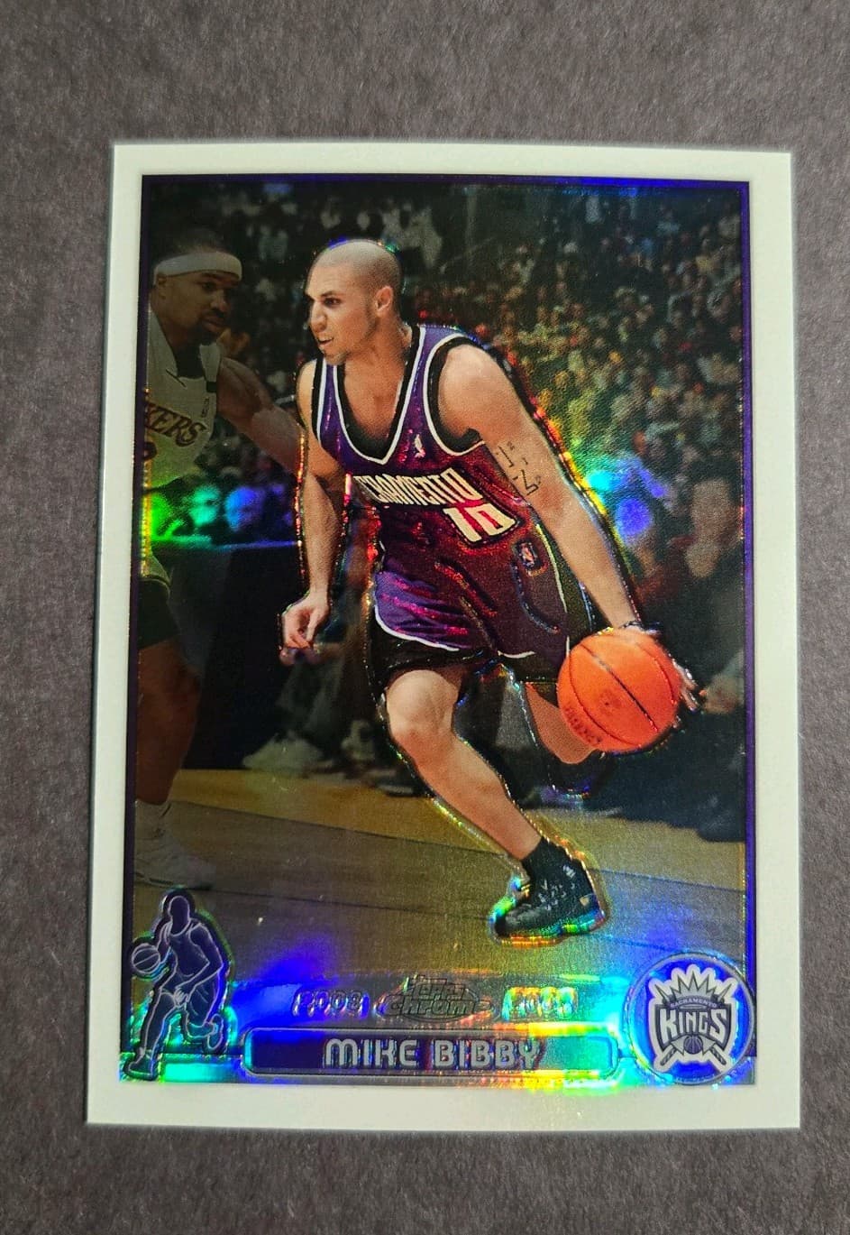 Mike Bibby 2003 Topps Chrome 2003 Topps Chrome refractor