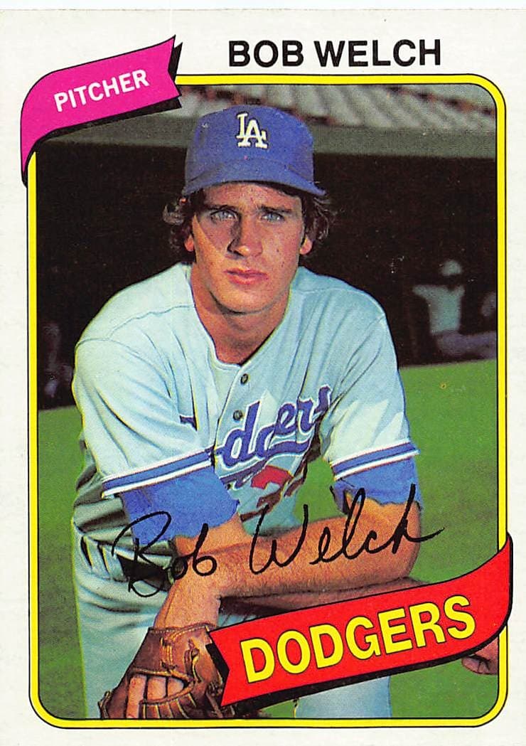 Bob Welch 1980 Topps 1980 Topps