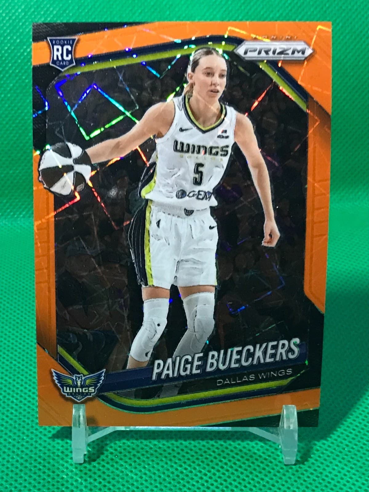 Paige Bueckers Orange 2025 Panini Prizm 2025 Panini Prizm orange-velocity
