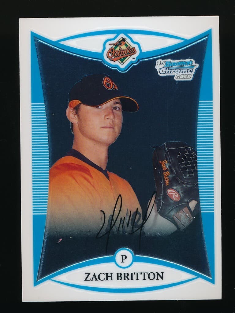 Prospects Zach Britton 2008 Bowman Chrome 2008 Bowman Chrome