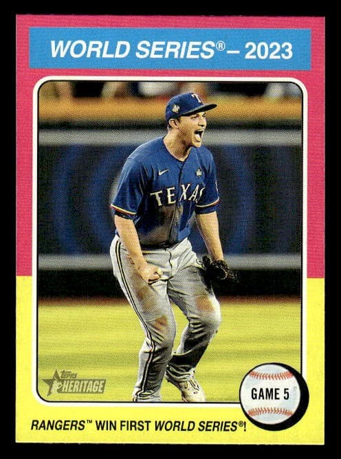 World Series Game 2023 Topps Heritage