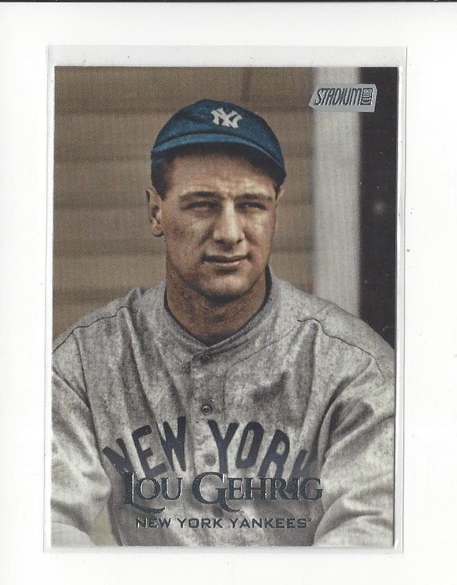 Lou Gehrig Yankees 2019 Stadium Club