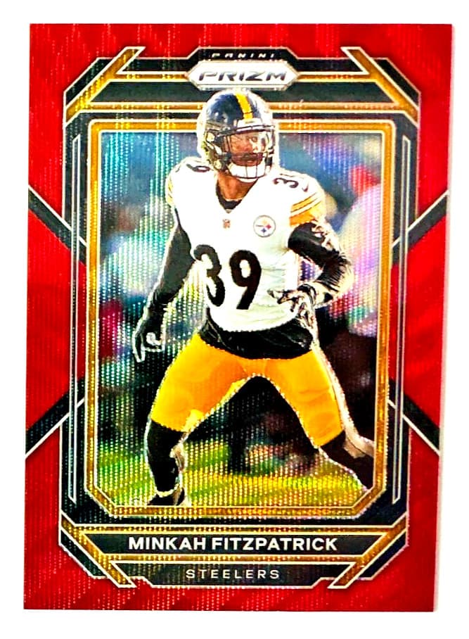 Minkah Fitzpatrick 2022 Panini Prizm 2022 Panini Prizm red-wave
