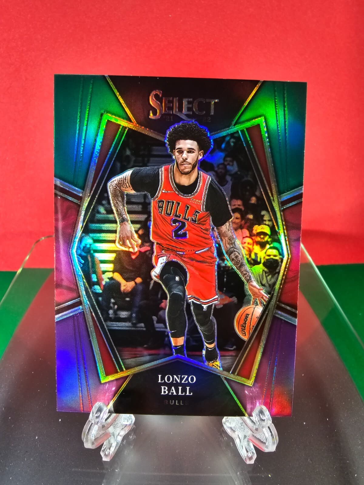 Lonzo Ball Green 2021 Panini Select