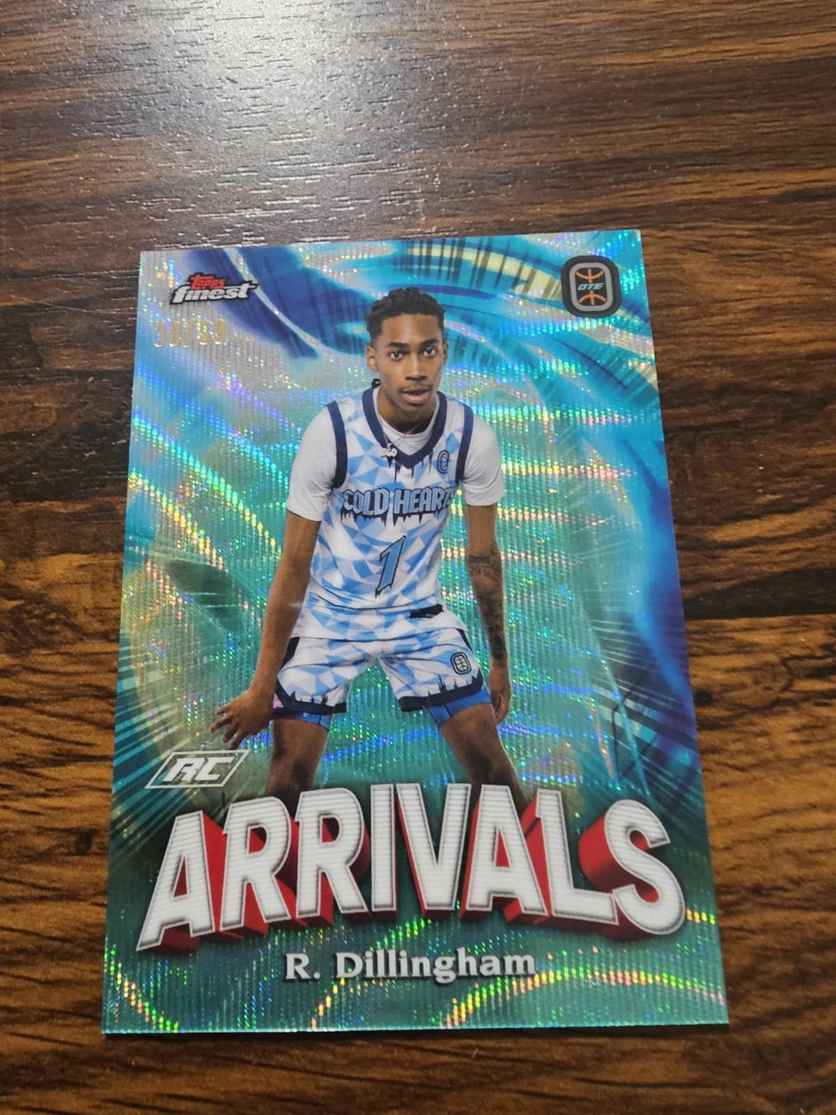 Rob Dillingham Aqua 2023 Topps Finest 2023 Topps Finest aqua-wave
