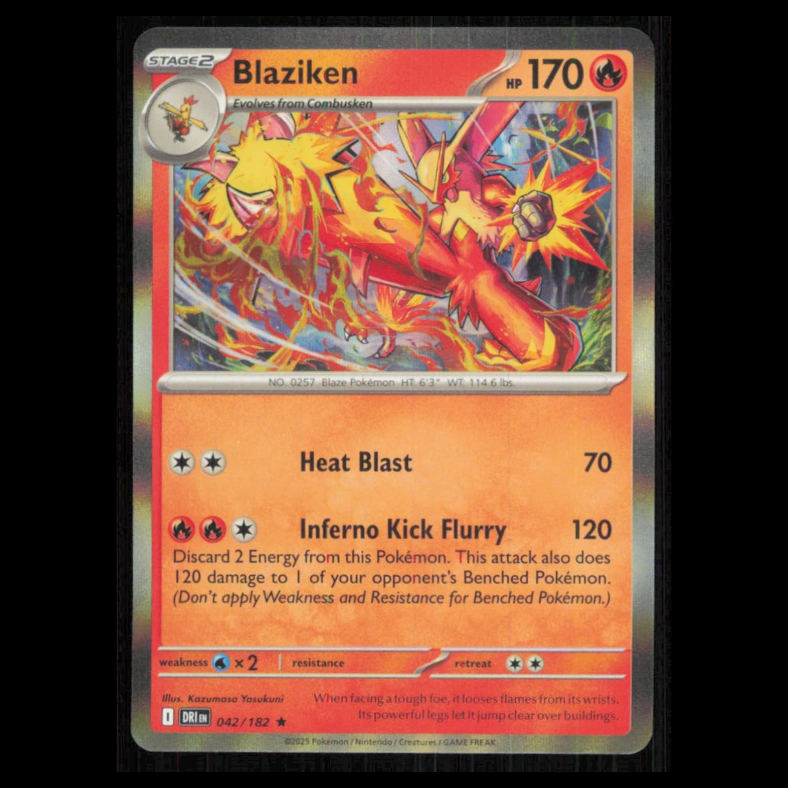 Blaziken Scarlet 2025 Unknown 2025 Unknown