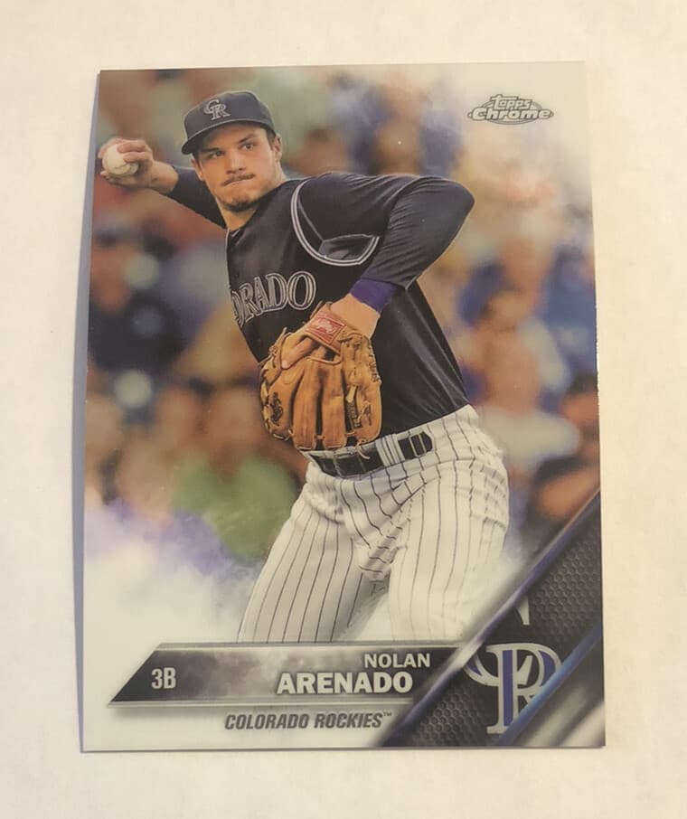 Nolan Arenado Baseball 2016 Topps Chrome 2016 Topps Chrome