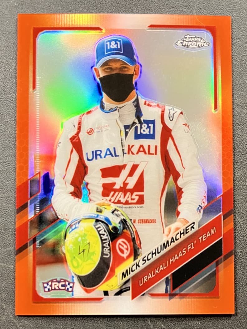 Orange Red Mick 2021 Topps Chrome 2021 Topps Chrome orange-red-refractor