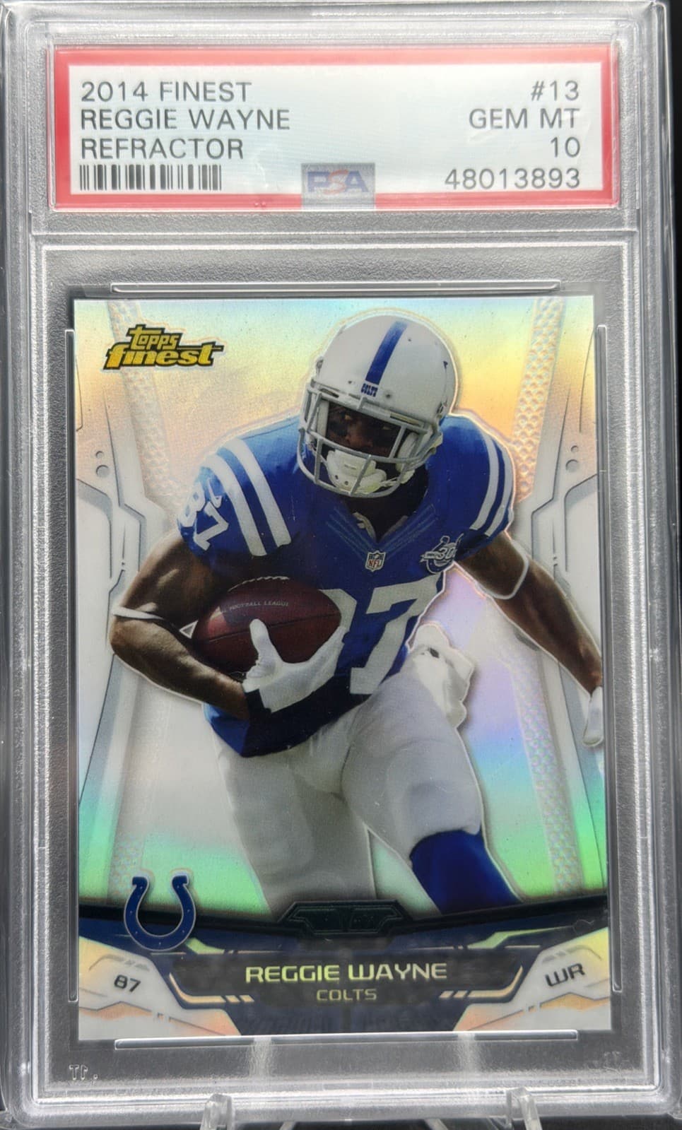 Reggie Wayne 2014 Topps Finest 2014 Topps Finest refractor