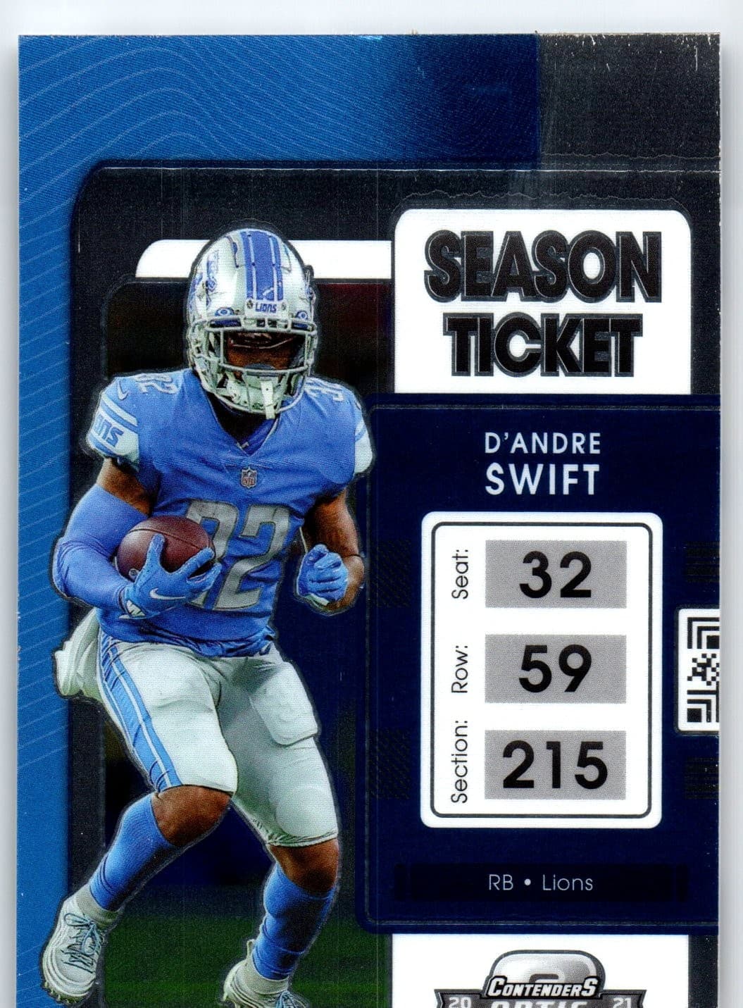Andre Swift 2021 Panini Contenders 2021 Panini Contenders