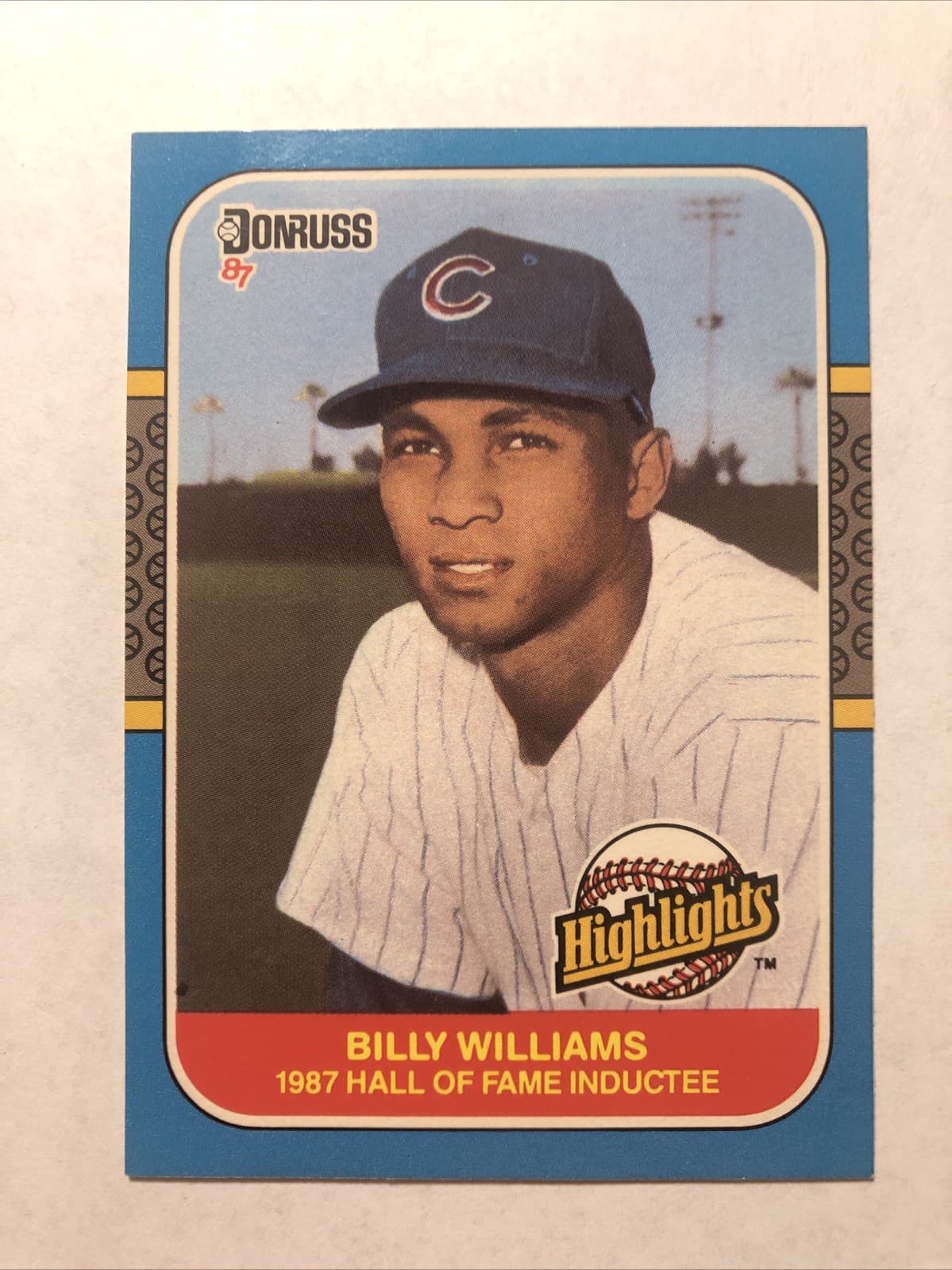 Highlights Billy Williams 1987 Donruss 1987 Donruss