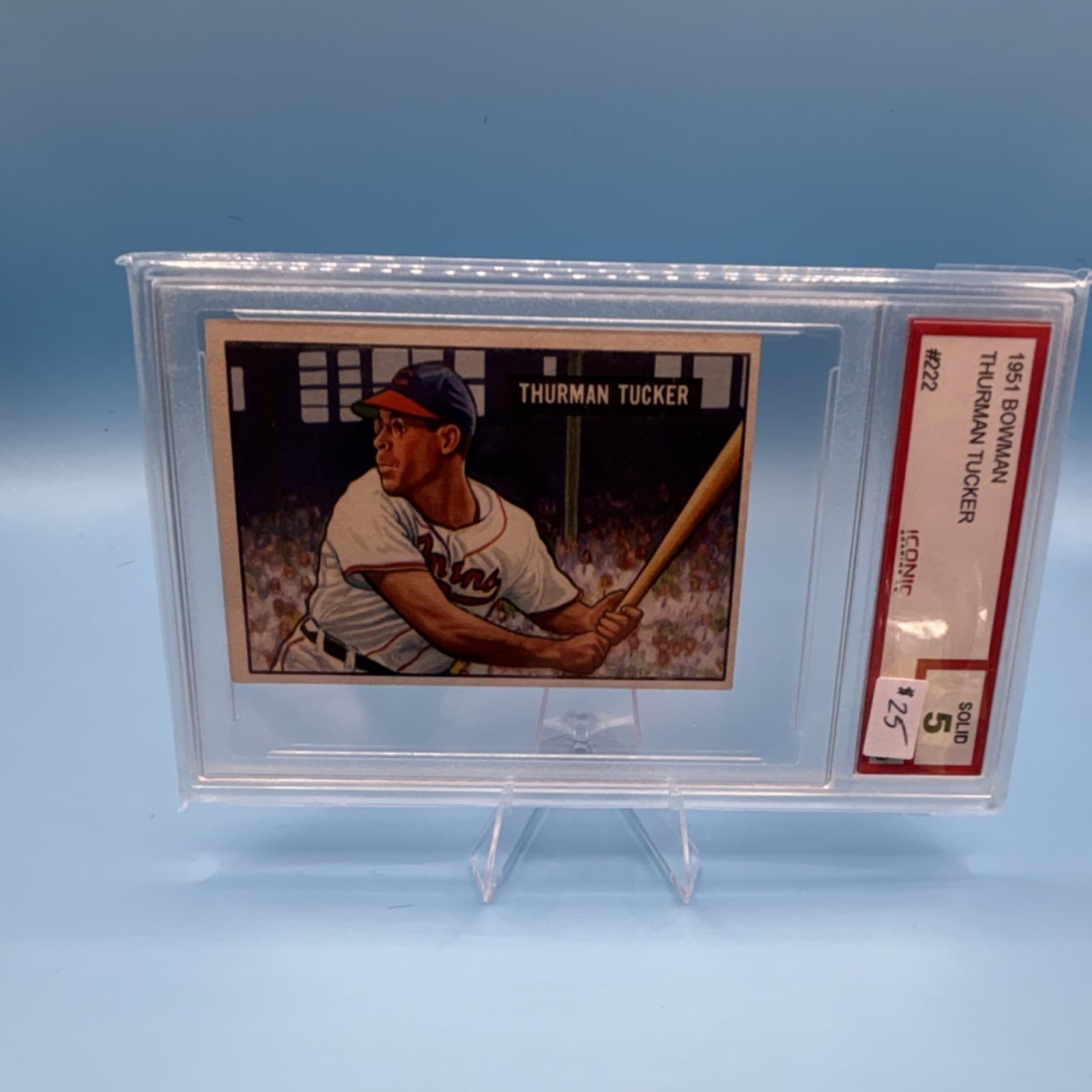Thurman Tucker Cleveland 1951 Bowman 1951 Bowman