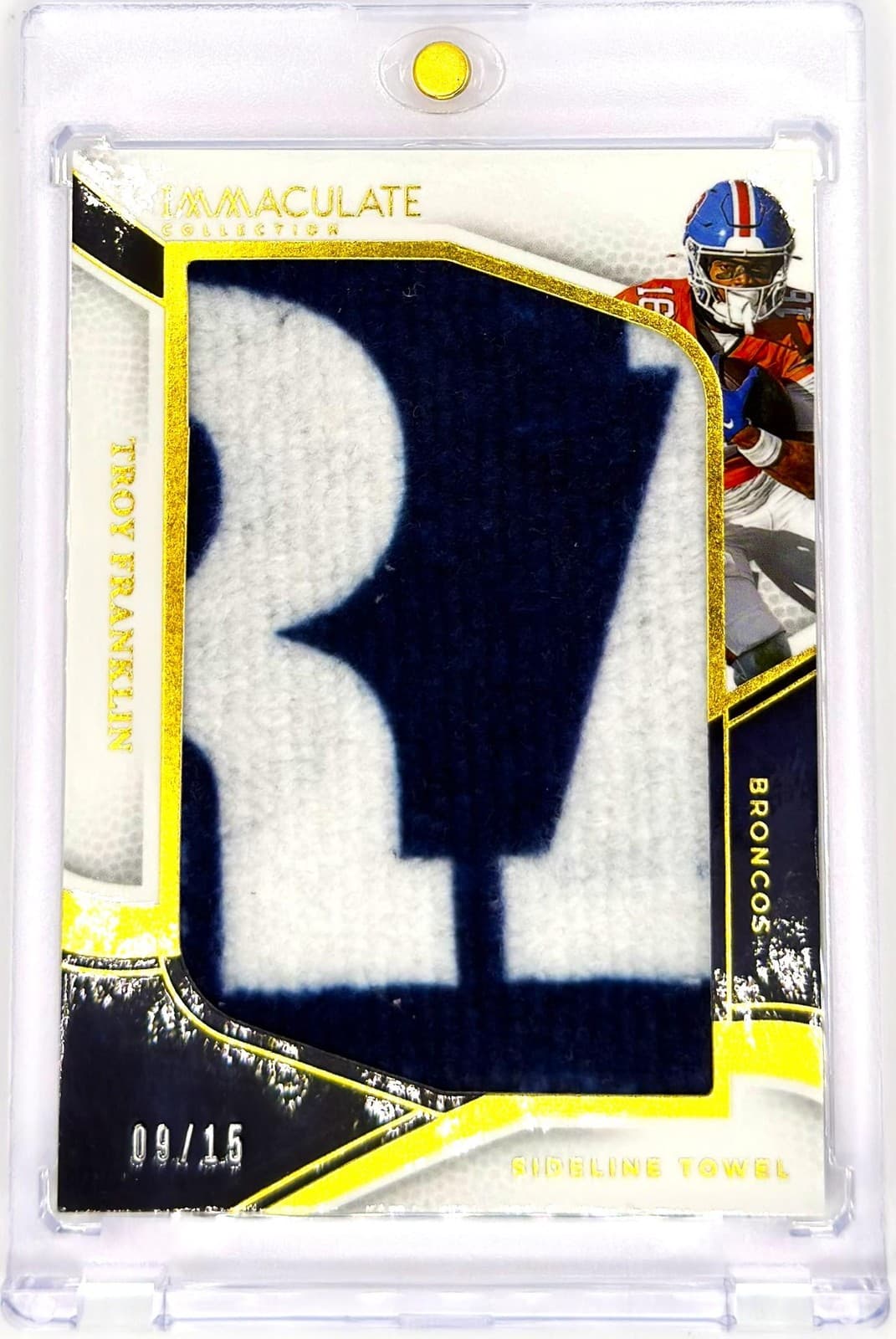 Troy Franklin Sideline 2025 Panini Immaculate 2025 Panini Immaculate