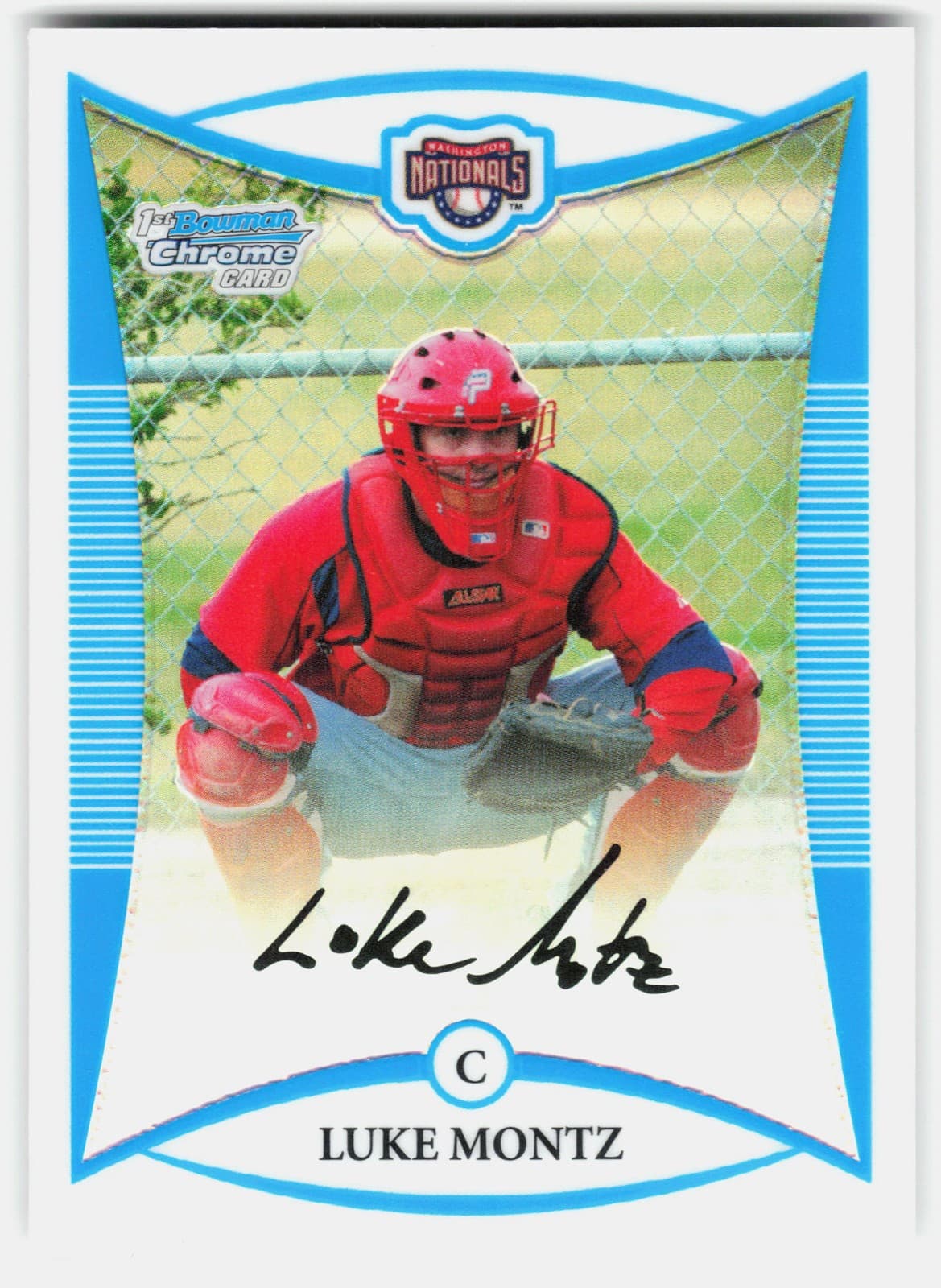 Prospects Luke Montz 2008 Bowman Chrome 2008 Bowman Chrome refractor