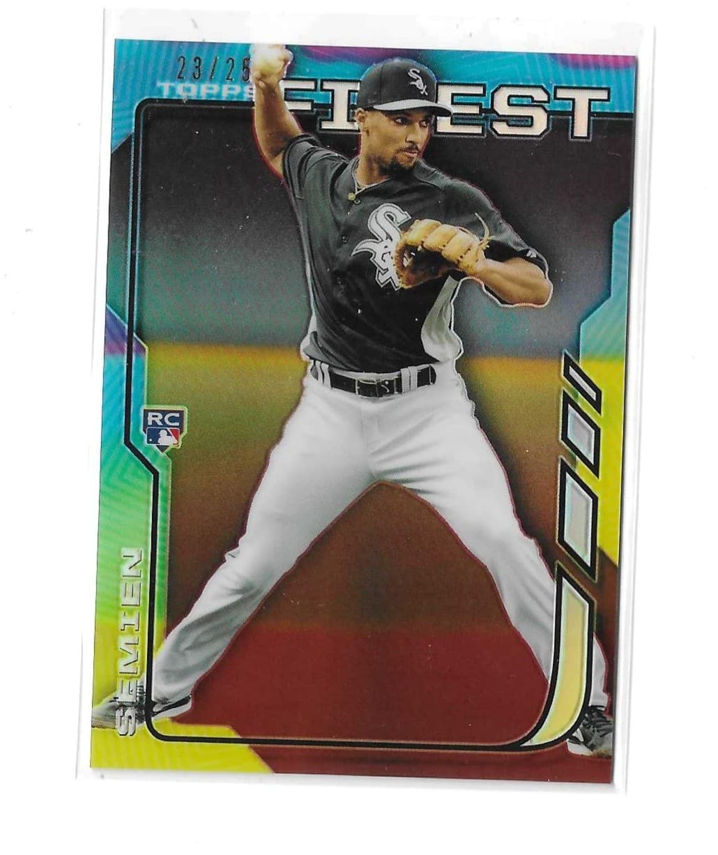 Marcus Semien 2014 Topps Finest 2014 Topps Finest orange-refractor