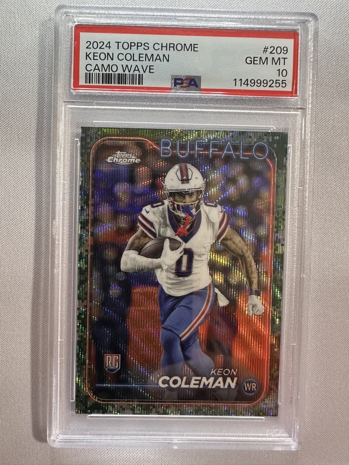 Keon Coleman trading card
