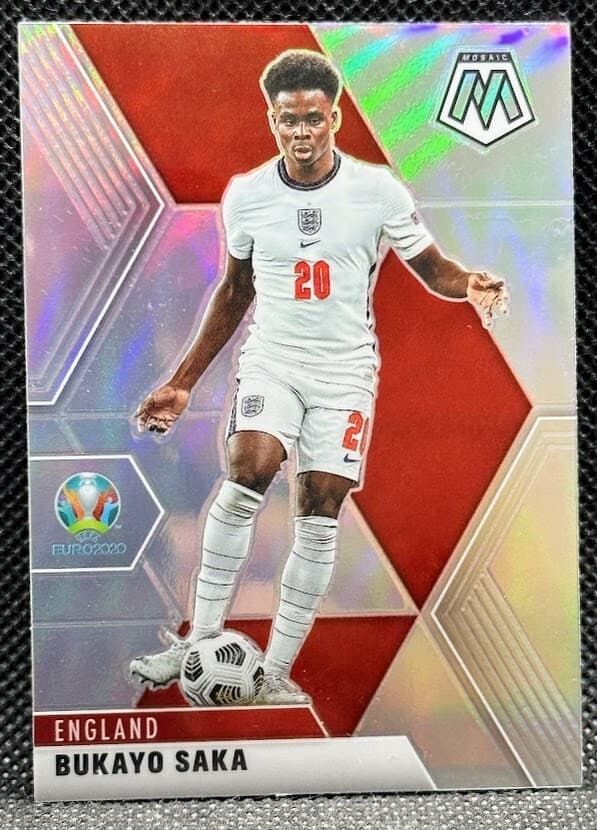 Bukayo Saka 2020 Panini Mosaic 2020 Panini Mosaic silver