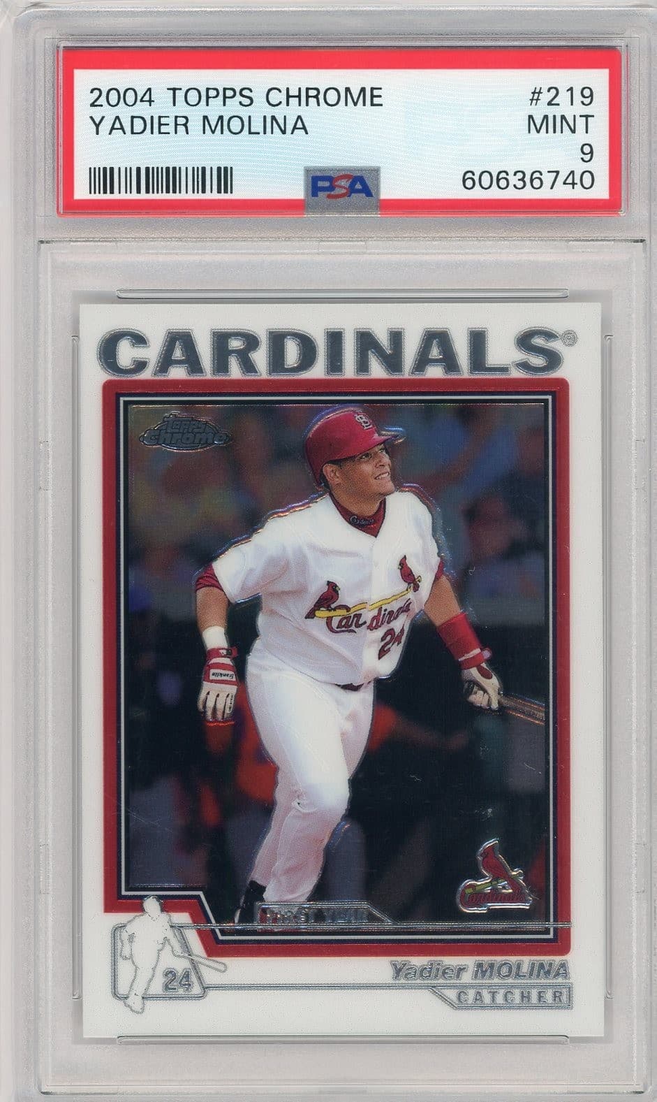 Baseball Yadier Molina 2004 Topps Chrome 2004 Topps Chrome