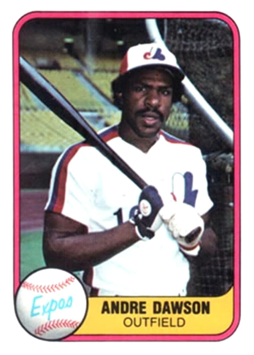 Andre Dawson Montreal 1981 Fleer 1981 Fleer