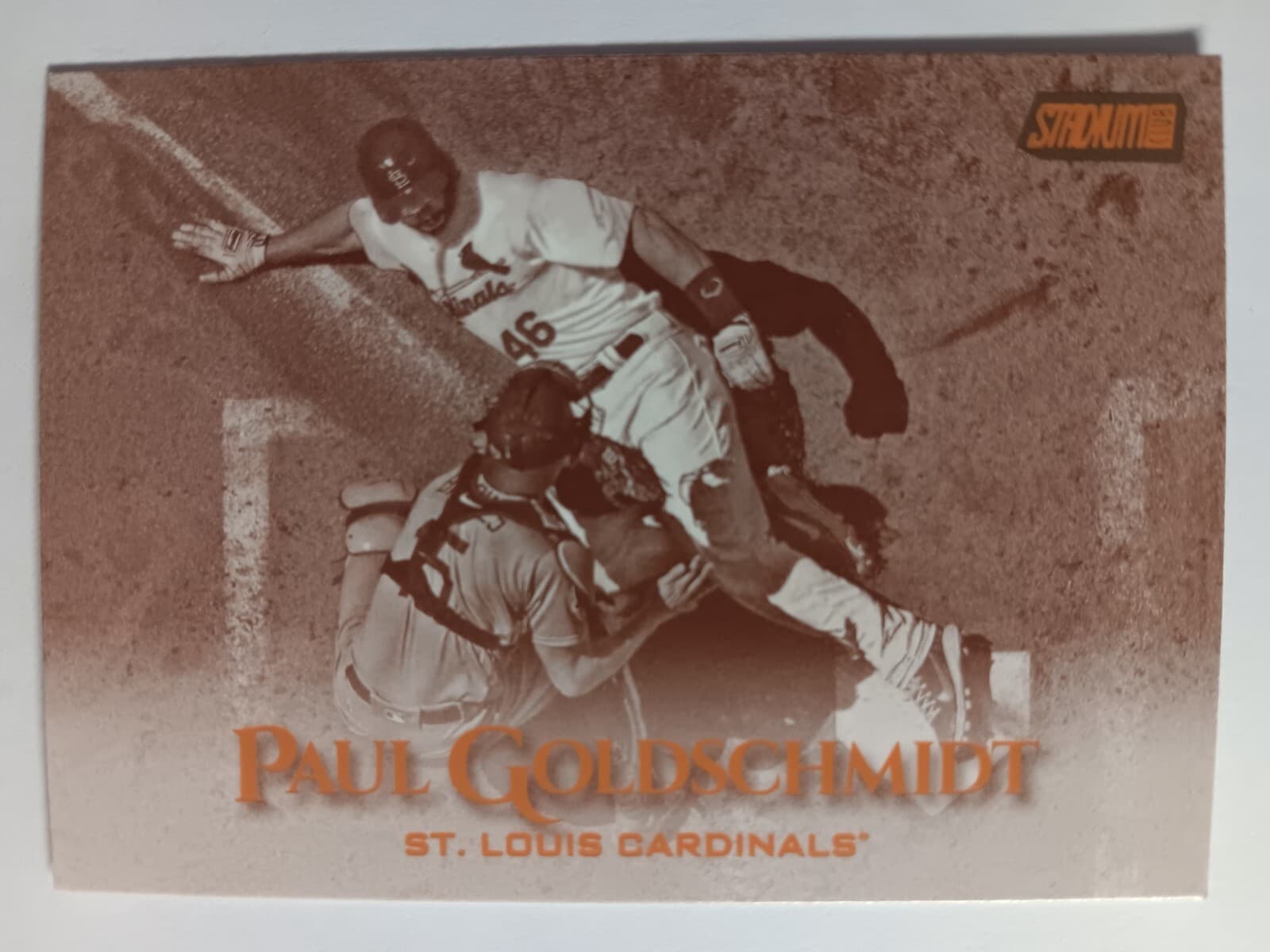 Sepia Paul Goldschmidt 2019 Topps Stadium Club 2019 Topps Stadium Club