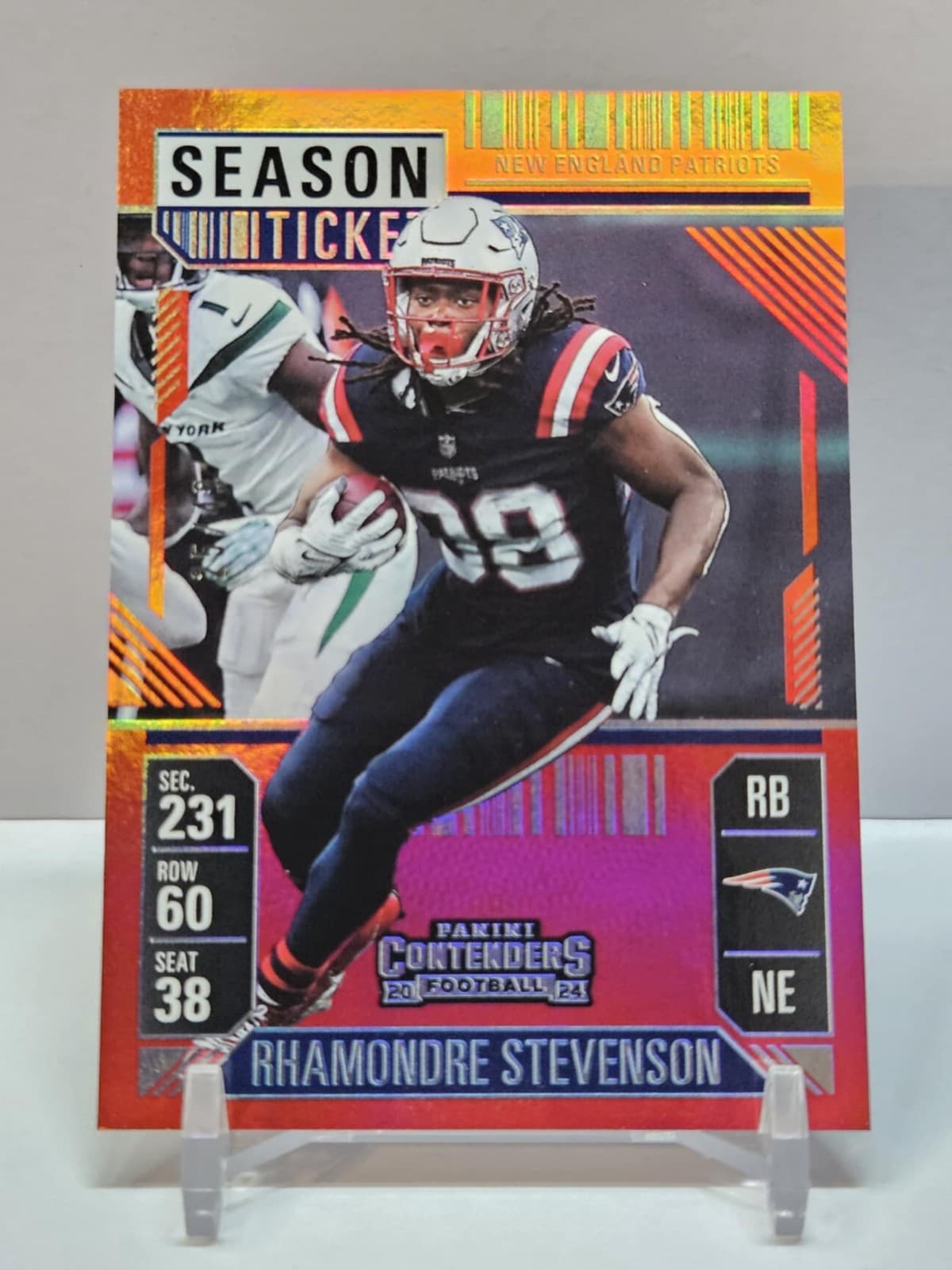 Rhamondre Stevenson Season 2024 Panini Contenders 2024 Panini Contenders
