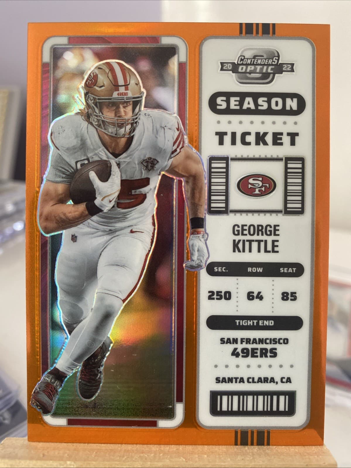 Season Ticket George 2022 Panini Contenders 2022 Panini Contenders orange