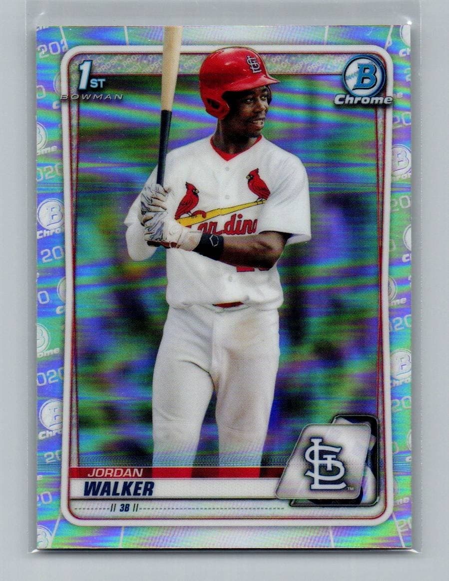 Jordan Walker Baseball 2020 Bowman Chrome 2020 Bowman Chrome refractor