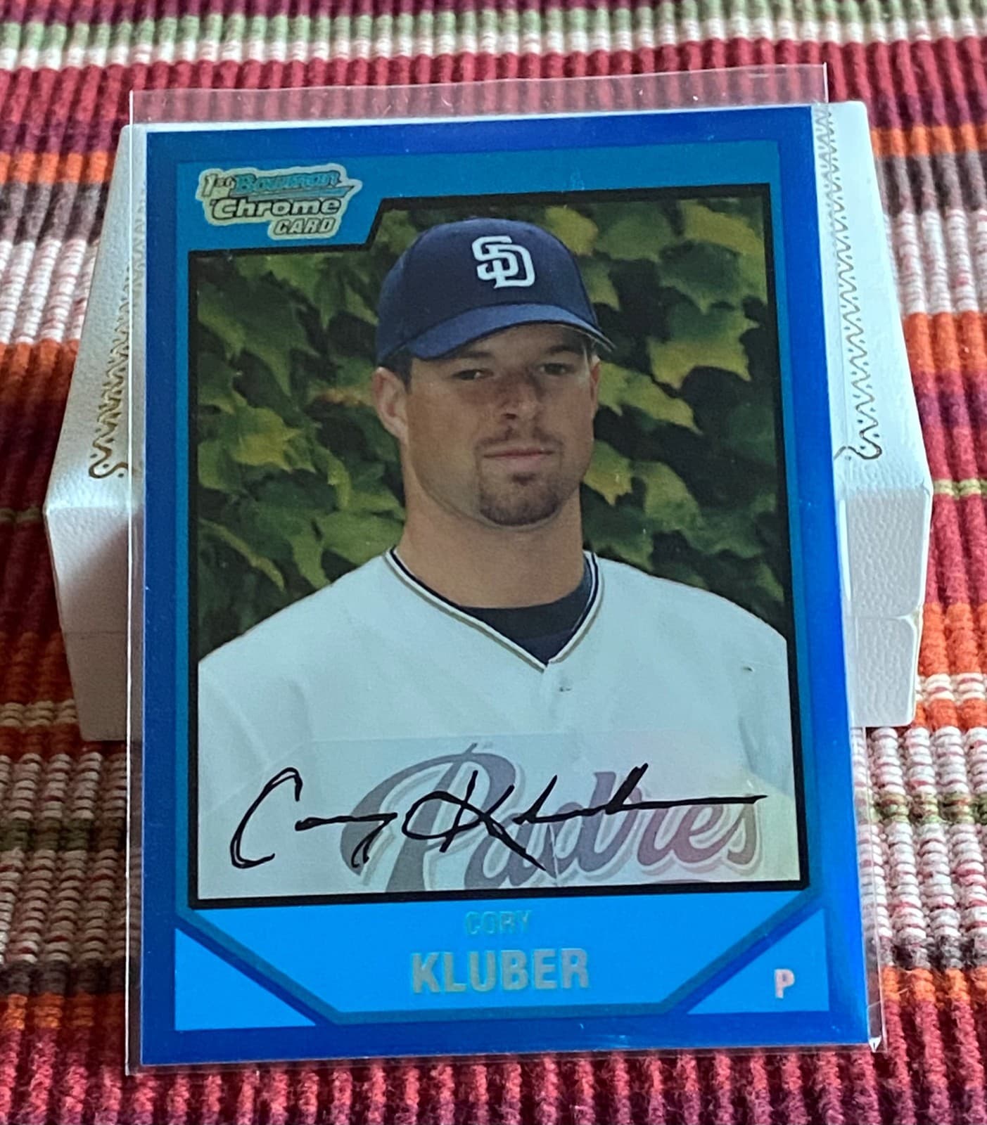 Cory Kluber 2007 Bowman Chrome 2007 Bowman Chrome blue