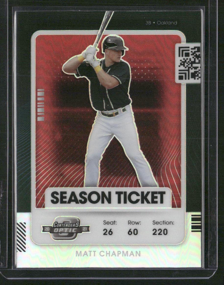 Matt Chapman Optic 2021 Panini Contenders 2021 Panini Contenders red