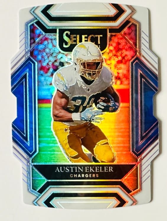 Austin Ekeler Die 2021 Panini Select 2021 Panini Select