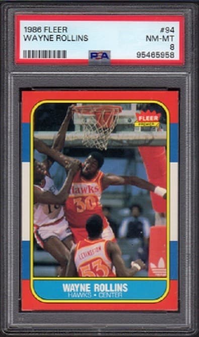 Wayne Rollins Basketball 1986 Fleer 1986 Fleer
