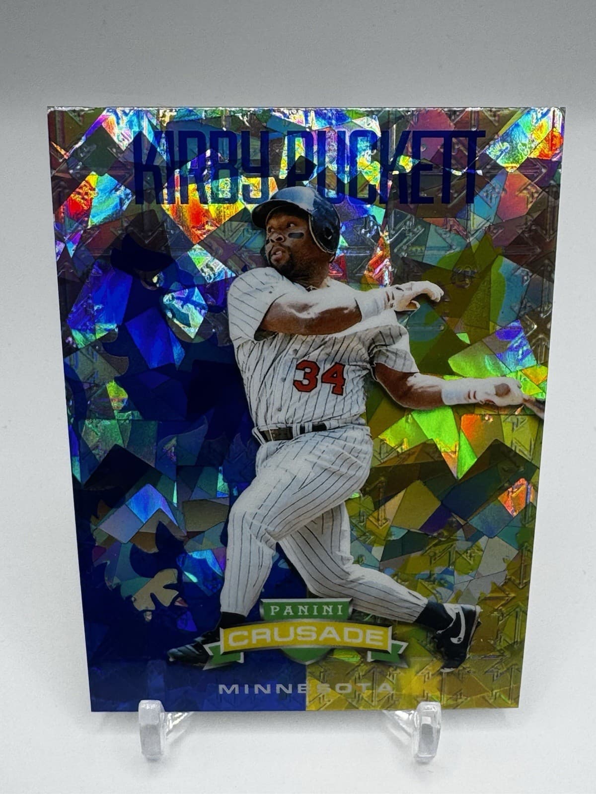 Crusade Kirby Puckett 2024 Panini 2024 Panini blue-cracked-ice