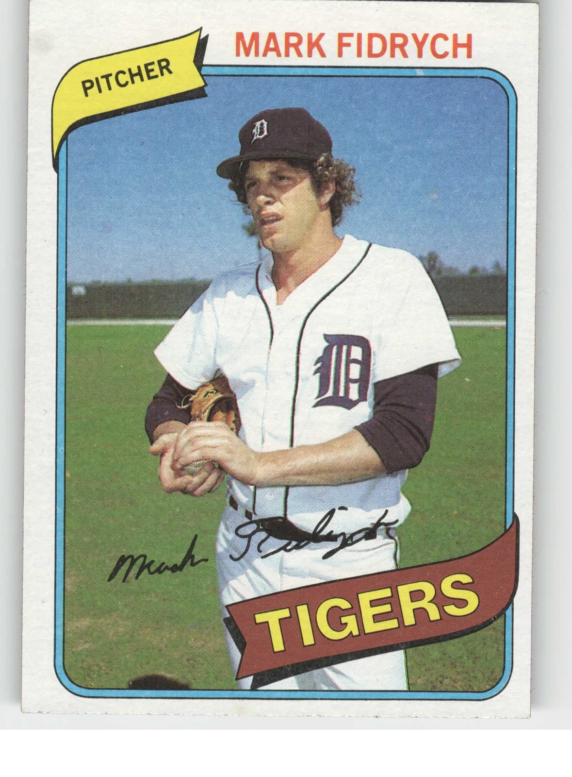MARK FIDRYCH EX 1980 Topps 1980 Topps