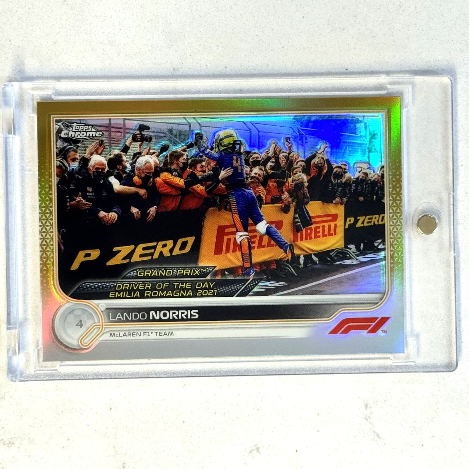 Lando Norris trading card