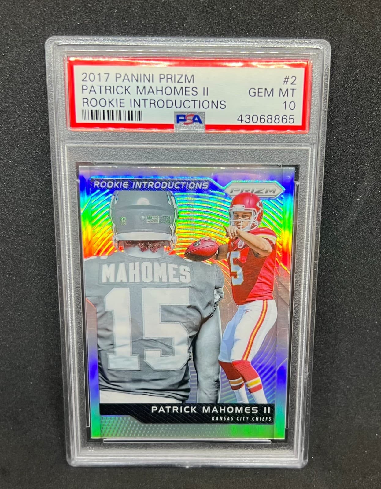 Patrick Mahomes 2017 Panini Prizm 2017 Panini Prizm