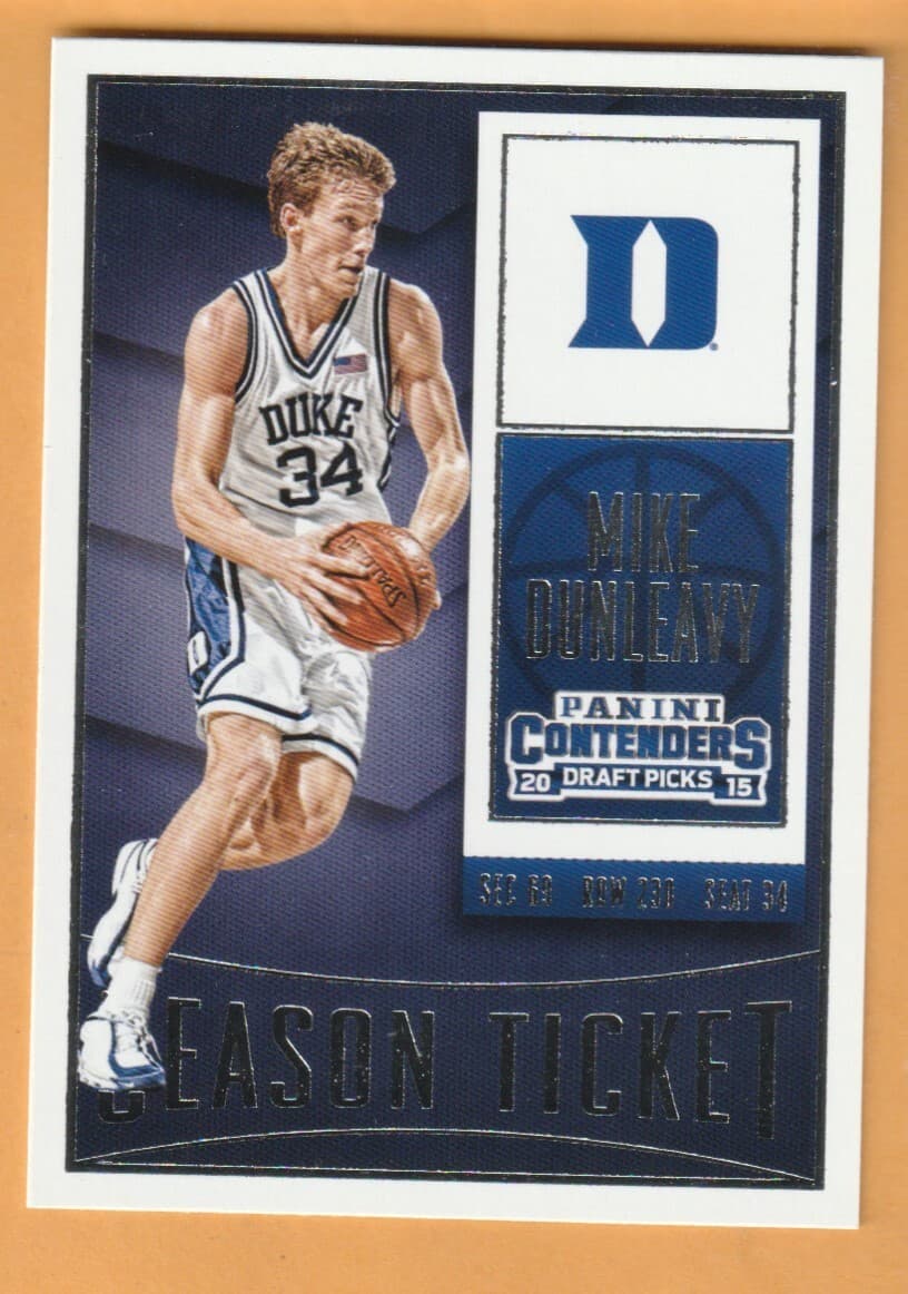 Mike Dunleavy Duke 2015 Unknown 2015 Unknown blue