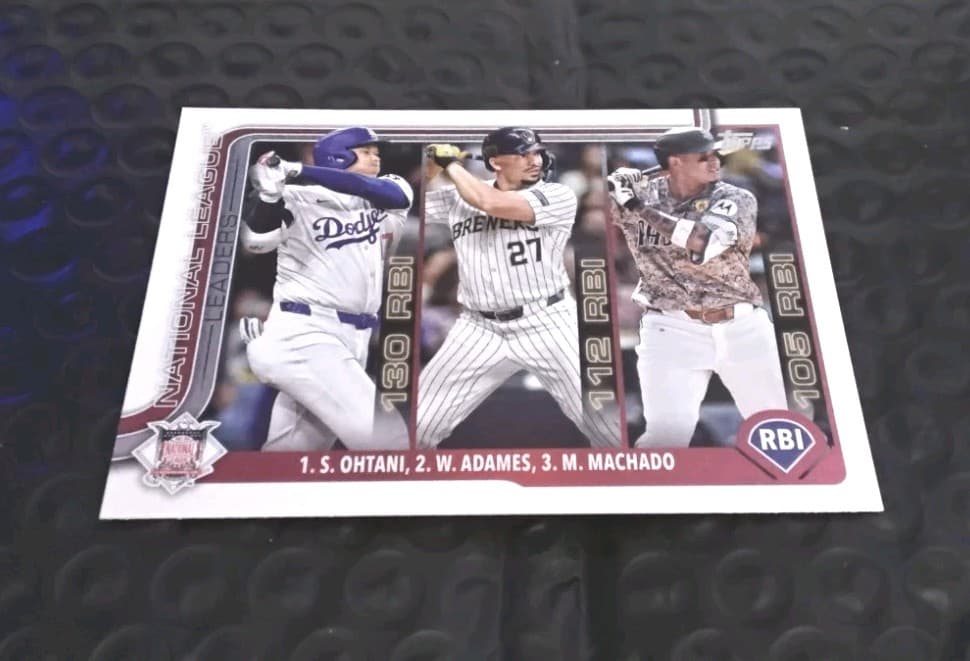 National League Runs 2025 Topps 2025 Topps