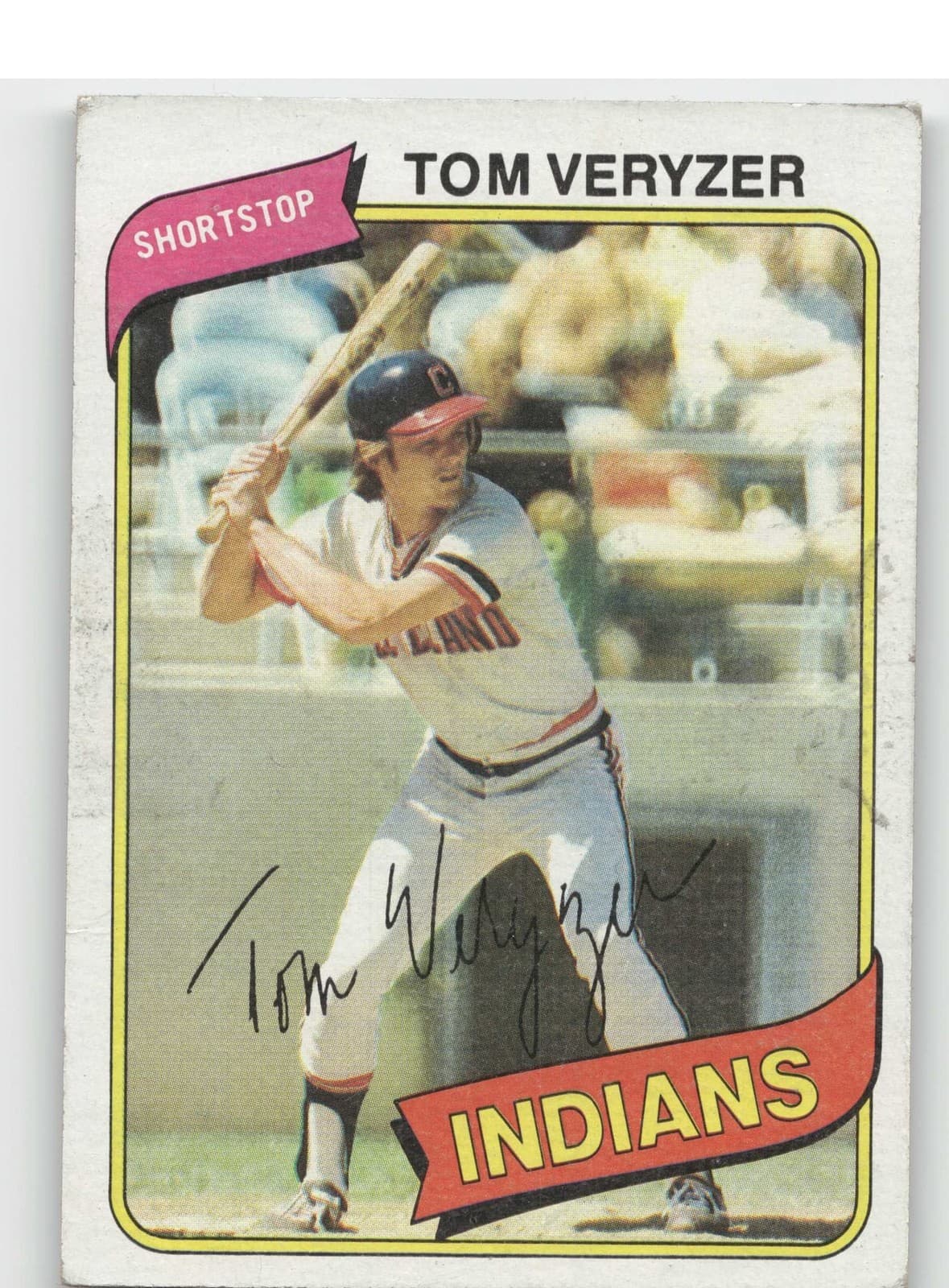 TOM VERYZER EX 1980 Topps 1980 Topps